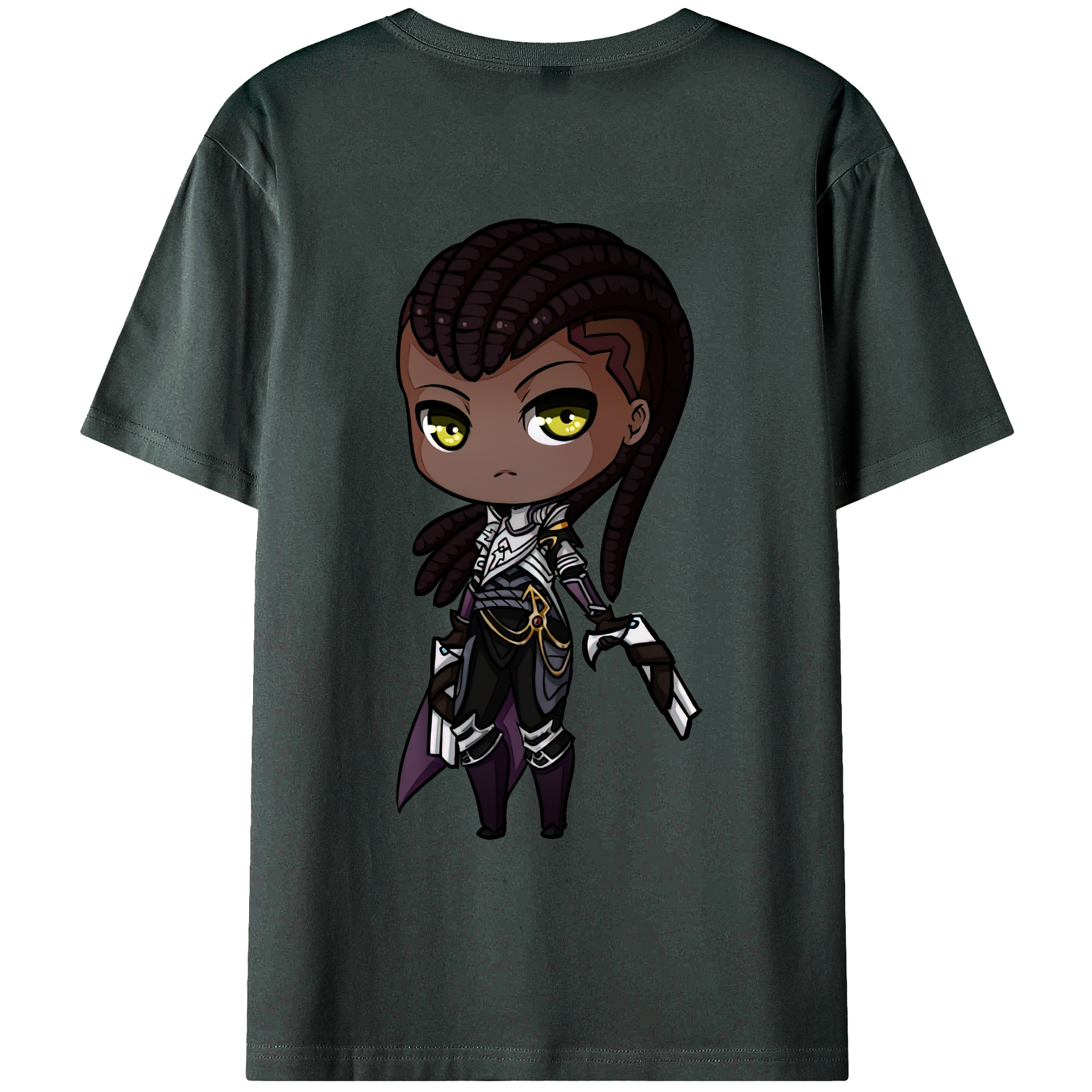 リーグ・オブ・レジェンド League of Legends LOL 綿100％ メンズ半袖Tシャツ（バックプリント） 通気性